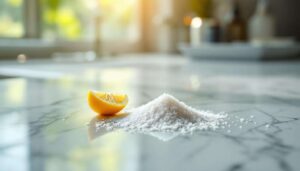 Połówka cytryny i sól: sposób na lśniące kafelki w łazience bez detergentów