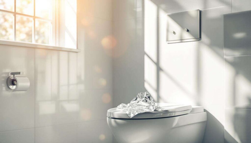 Prosty trik z folią aluminiową, który utrzyma toaletę w czystości każdego dnia