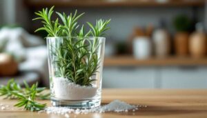 Ani odświeżacz, ani świeczka: szklanka z rozmarynem i solą sprawi, że dom będzie pachniał cudownie