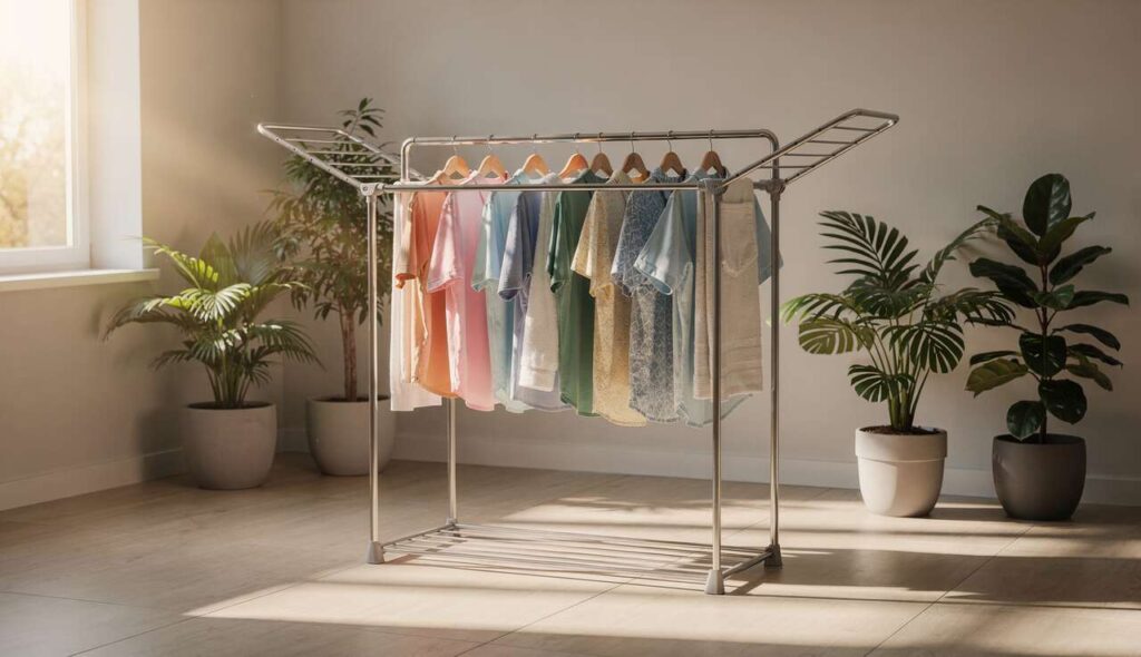 Jak łatwo suszyć pranie w domu bez wilgoci – sprawdzona metoda