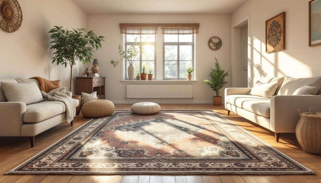 Dywan w salonie: domowe sposoby na odświeżenie go bez prania chemicznego