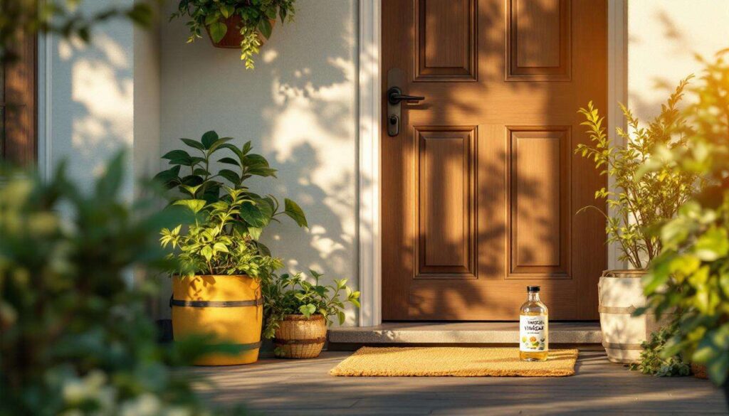 Ocet rozpylony przy wejściu do domu: do czego służy i czy naprawdę odstrasza owady