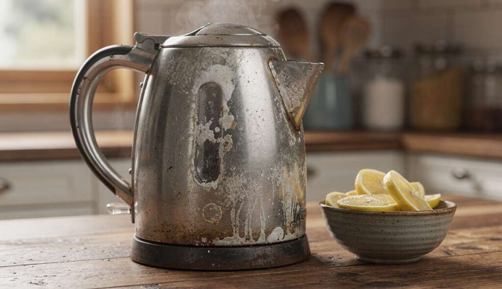 Czajnik pełen kamienia: jeden składnik z kuchni usuwa osad w 15 minut