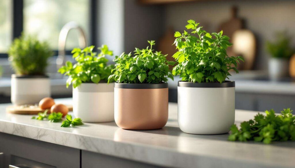 Biedronka sprzedaje doniczki samonawadniające za 15 złotych, idealne na zioła w kuchni