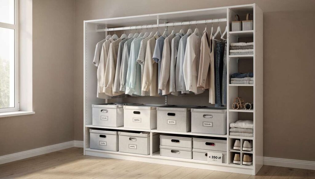 IKEA wprowadza system organizacji garderoby za mniej niż 350 złotych