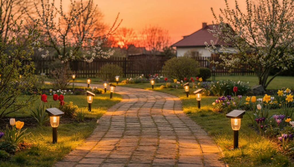 Biedronka wprowadza solarne lampy ścieżkowe za 19 złotych, idealne na wiosenny ogród