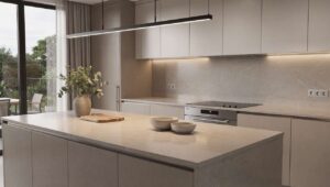 Architekci odradzają biały blat kuchenny w 2026, oto kolor który go zastępuje