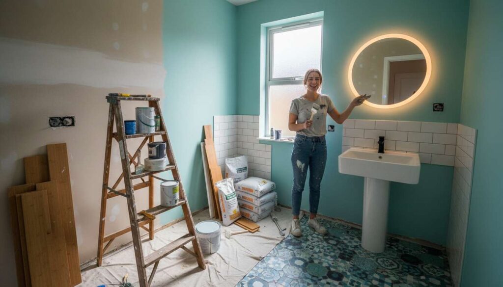 Tani remont łazienki. Sprytne triki, które zmienią wnętrze w weekend