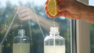 Wyciskam kilka kropli i dodaję do płynu do szyb. Okna lśnią, a zacieki i smugi to temat zamknięty