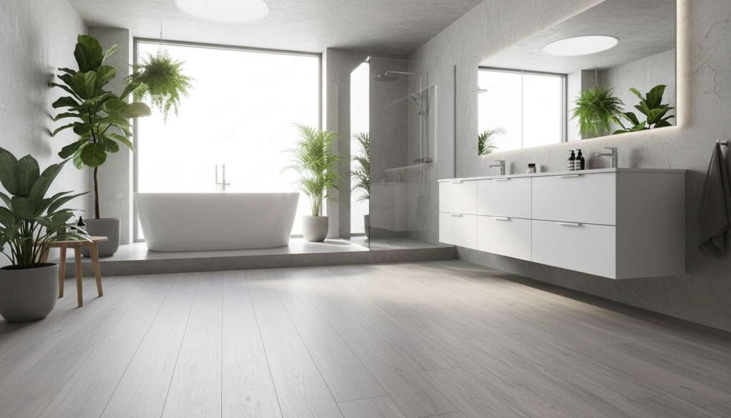 Metamorfoza łazienki za ułamek ceny. Wykładzina winylowa to hit mieszkań 2026