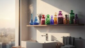 Wsyp do słoiczka i postaw w toalecie. Po chwili zapach perfum rozniesie się po całym pomieszczeniu. Domowy zapach do toalety